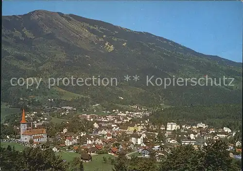 Goldau Panorama mit Rossberg Kat. Goldau