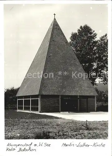 Krumpendorf Woerther See Martin Luther Kirche Kat. Krumpendorf am Woerther See