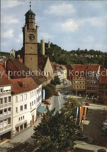 Ravensburg Wuerttemberg Marienplatz mit Blaserturm Mehlsack Veitsburg Kat. Ravensburg