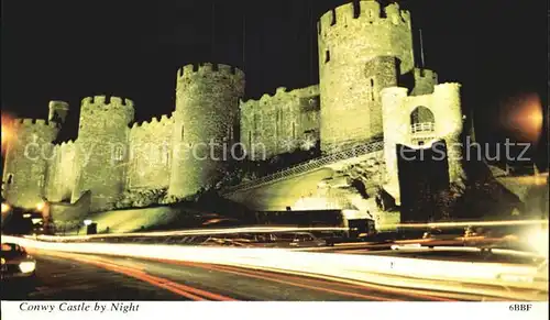 Conwy Castle by night Kat. Conwy