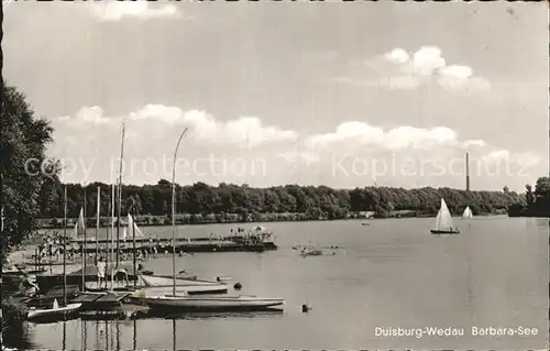 Wedau Duisburg Barbara See Bootsliegeplatz Kat. Duisburg