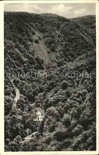 Trechtingshausen Waldrestaurant Letzte Muehle im Morgenbachtal Fliegeraufnahme Kat. Trechtingshausen