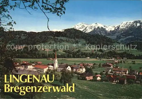 Lingenau Vorarlberg Panorama Kat. Lingenau