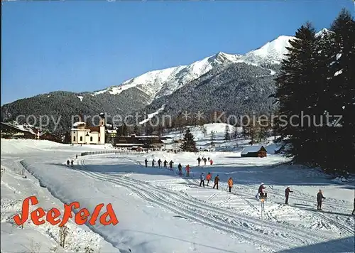 Seefeld Tirol Auf der Schwandlerloipe Kat. Seefeld in Tirol