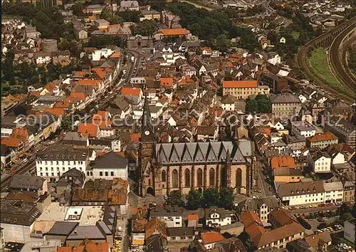 Friedberg Hessen Fliegeraufnahme mit Liebfrauenkirche Kat. Friedberg (Hessen)