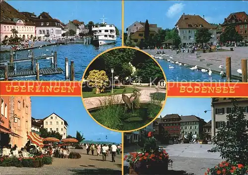 ueberlingen Bodensee Faehre Promenade Marktplatz Kat. ueberlingen