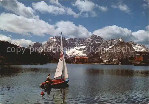 Dolomiti Lago di Misurina Gruppo del Sorapis Kat. Italien