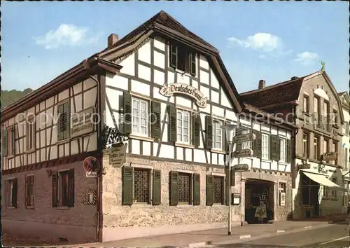 Bad Muenster Stein Ebernburg Gasthaus Deutsches Haus Kat. Bad Muenster am Stein Ebernburg