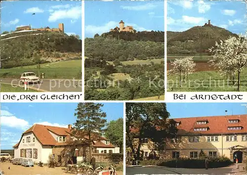 Arnstadt Ilm Drei Gleichen Burgruine Wachsenburg Muehlburg  Kat. Arnstadt