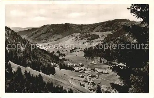 Menzenschwand Blick vom Knoepfle Kat. St. Blasien