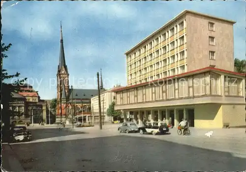 Karl Marx Stadt Blick zum Theaterplatz Kat. Chemnitz