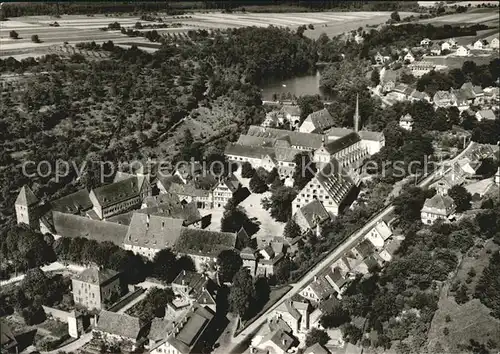 Maulbronn Fliegeraufnahme Kloster und Tiefer See Kat. Maulbronn