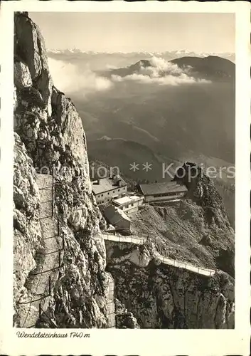 Wendelstein Berg Blich zur Hohen Tauern Kat. Bayrischzell