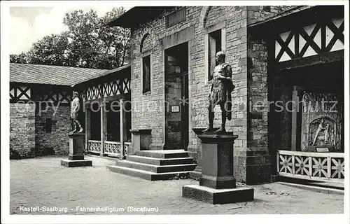 Saalburg Saale Kastell Saalburg Fahnenheiligtum  Kat. Saalburg Ebersdorf