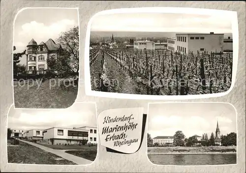 Erbach Rheingau Waldeck Luecke Kinderdorf Marienhoehe Kat. Eltville am Rhein