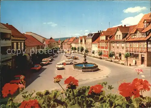 Rodach Coburg Markt Blick vom Rathaus Kat. Bad Rodach