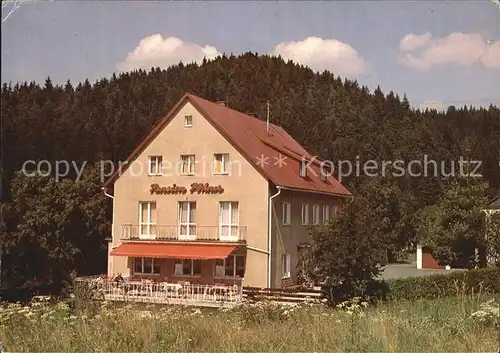 Warmensteinach Pension Cafe Poehner  Kat. Warmensteinach Fichtelgebirge