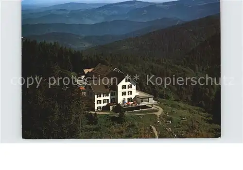 Badenweiler Fliegeraufnahme Berghotel Hochblauen Kat. Badenweiler