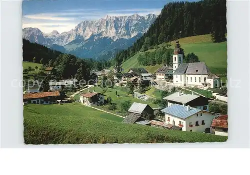 Ramsau Berchtesgaden mit Reiteralpe Kat. Ramsau b.Berchtesgaden