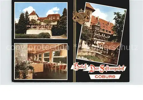 Coburg Hotel der Festungshof Kat. Coburg