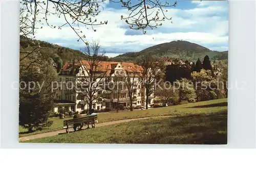 Baden Baden Klinik Dr. Franz Dengler Kat. Baden Baden