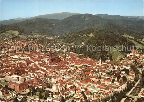 Freiburg Breisgau Fliegeraufnahme Kat. Freiburg im Breisgau