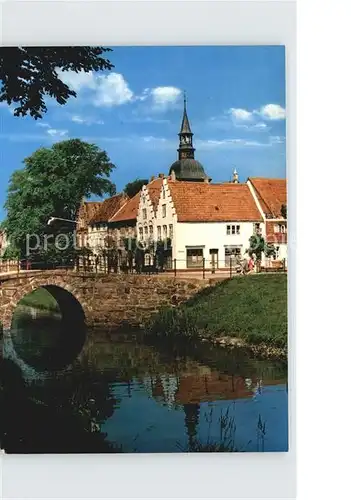 Friedrichstadt Eider zwischen Eider und Treene Steinbruecke Kat. Friedrichstadt