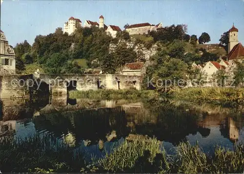 Harburg Schwaben Motiv mit Schloss Kat. Harburg (Schwaben)