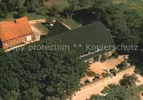 Doehle Gaststaette Aevermanshof Naturpark Lueneburger Heide Fliegeraufnahme Kat. Egestorf