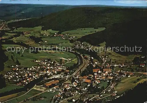 Klosterreichenbach Luftkurort Schwarzwald Fliegeraufnahme Kat. Baiersbronn