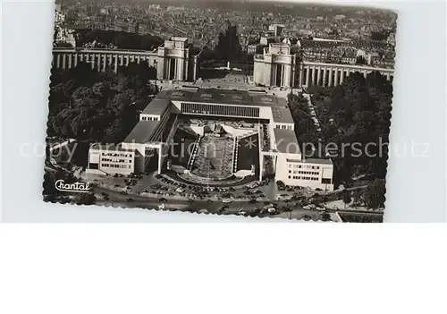 Paris Fliegeraufnahme Palais de Chaillot Kat. Paris