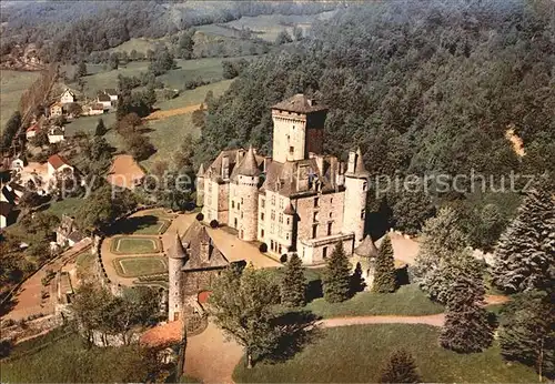 Polminhac Chateau de Pesteils Vue aerienne Kat. Polminhac