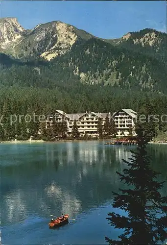 Prags Pragser Wildsee Hotel Dolomiten Lago di Braies Dolomiti Kat. Pragser Tal