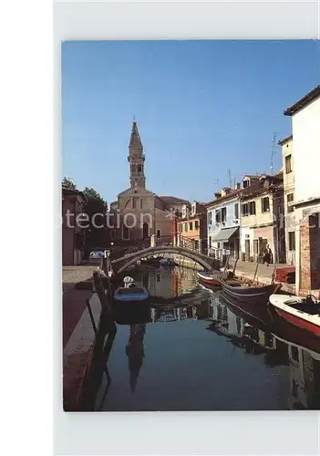 Burano Brueckenpartie Kat. Laguna di Venezia