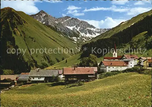 Berwang Tirol mit Kamp und Roter Stein Kat. Berwang