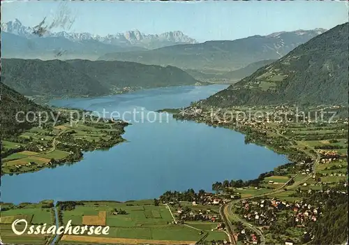 Ossiachersee Fliegeraufnahme Kat. Ossiach