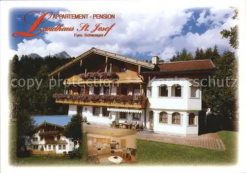 Maria Alm Steinernen Meer Pension Landhaus Sankt Josef Kat. Maria Alm am Steinernen Meer