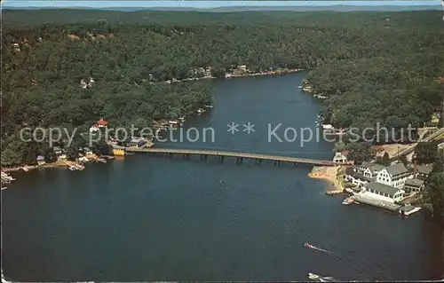 Lake Hopatcong Fliegeraufnahme River Styx Kat. Lake Hopatcong