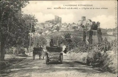 Montaigut-le-Blanc Puy-de-Dome Montaigut-le-Blanc Eglise Chateau  x / Montaigut-le-Blanc /Arrond. d Issoire