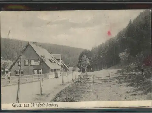 Schulenberg Oberharz Mitelschulenberg  x / Schulenberg im Oberharz /Goslar LKR