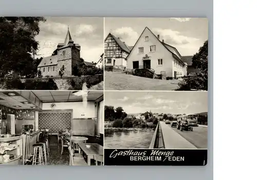 Bergheim Edertal Gasthaus Menge  / Edertal /Waldeck-Frankenberg LKR