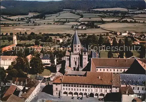 Cluny Fliegeraufnahme mit Kirche Kat. Cluny