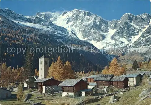 Macugnaga Panorama Kat. Italien