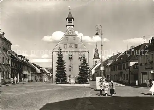 Grafenwoehr Marienplatz mit Rathaus Kat. Grafenwoehr