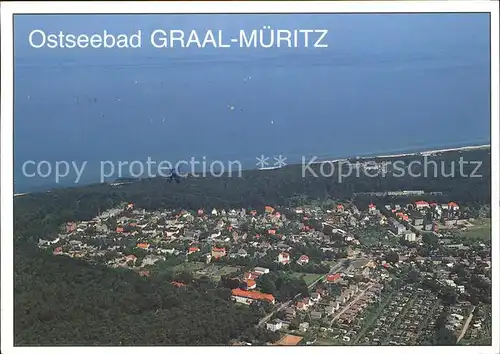 Graal Mueritz Ostseebad Fliegeraufnahme Kat. Seeheilbad Graal Mueritz