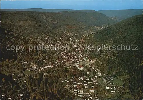 Wildbad Schwarzwald Fliegeraufnahme Kat. Bad Wildbad