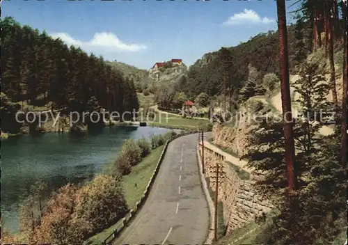 Pottenstein Oberfranken Weihersbachtal Stausee Kat. Pottenstein