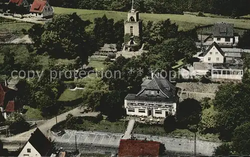 Langscheid Sorpesee Cafe Restaurant Deutsches Haus Luftaufnahme Kat. Sundern (Sauerland)