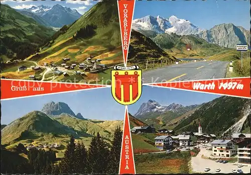 Warth Niederoesterreich Panorama Kat. Warth