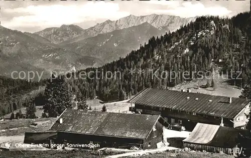 Neuhaus Schliersee Obere Firstalm Sonnwendjoch Kat. Schliersee